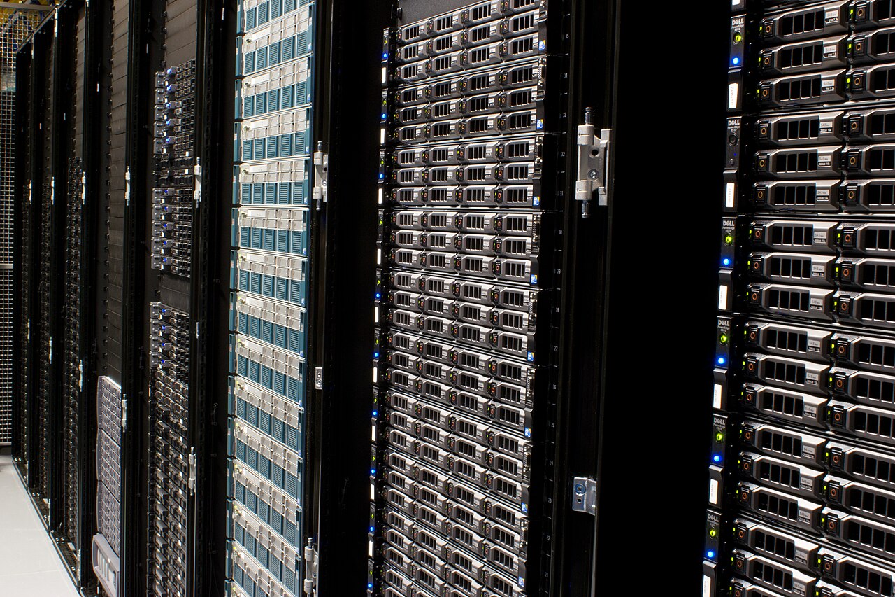 High-performance server infrastructure representing local molecular data resources